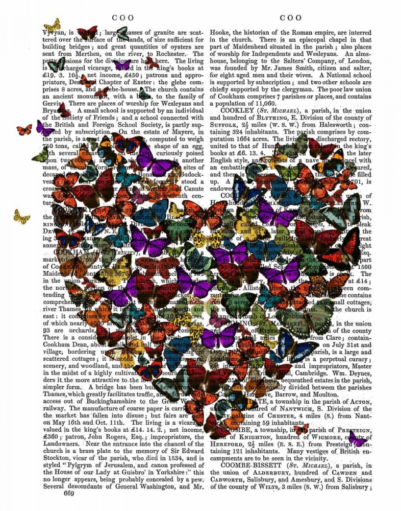 Art Print: Butterfly Heart