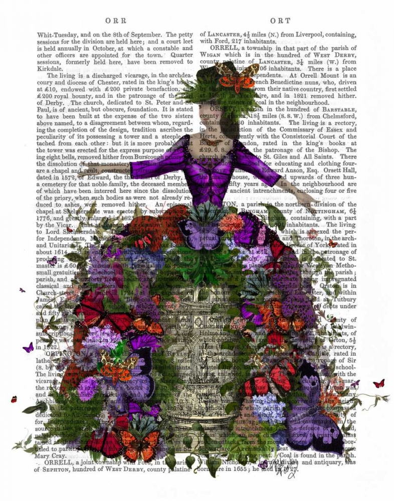 Art Print: Butterfly House Queen