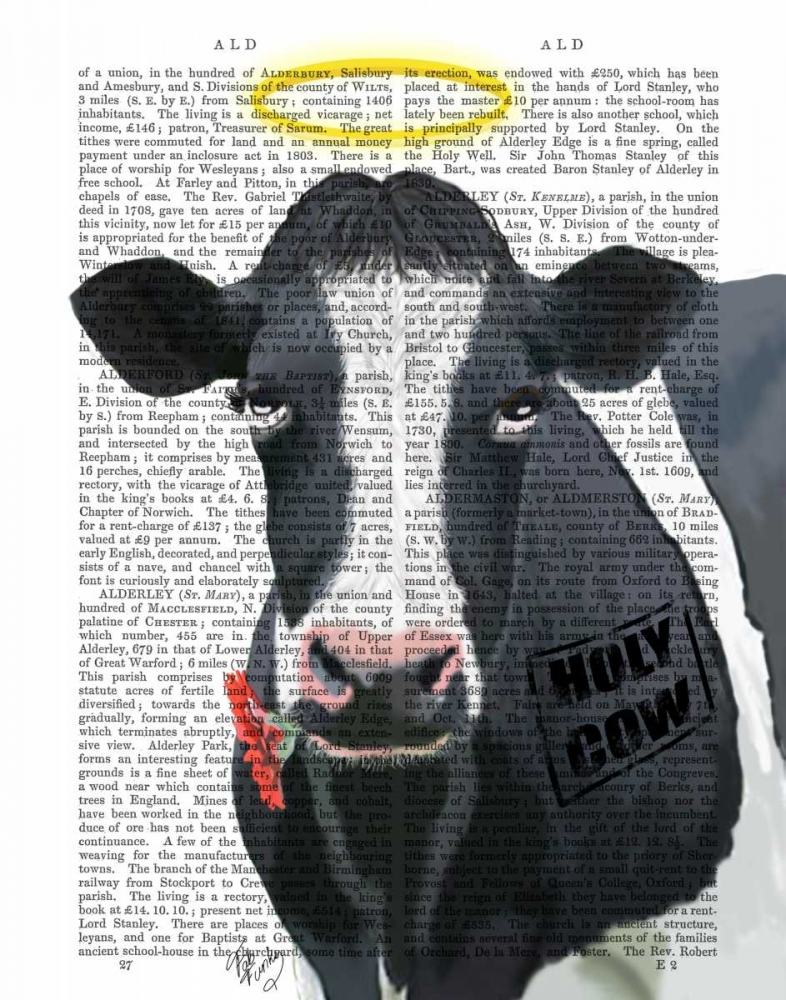 Wall Art Painting id:67660, Name: Holy Cow, Artist: Fab Funky
