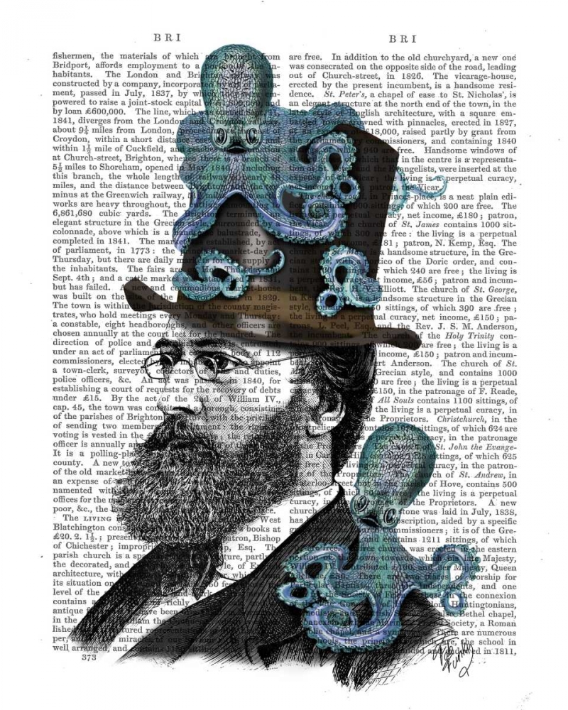 Wall art: Doctor Octopus, by Fab Funky