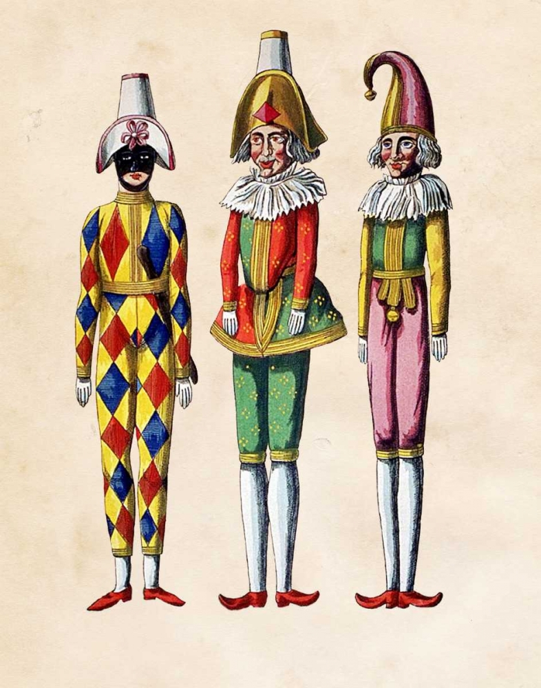 Wall art: Trio of Puppets, by Fab Funky