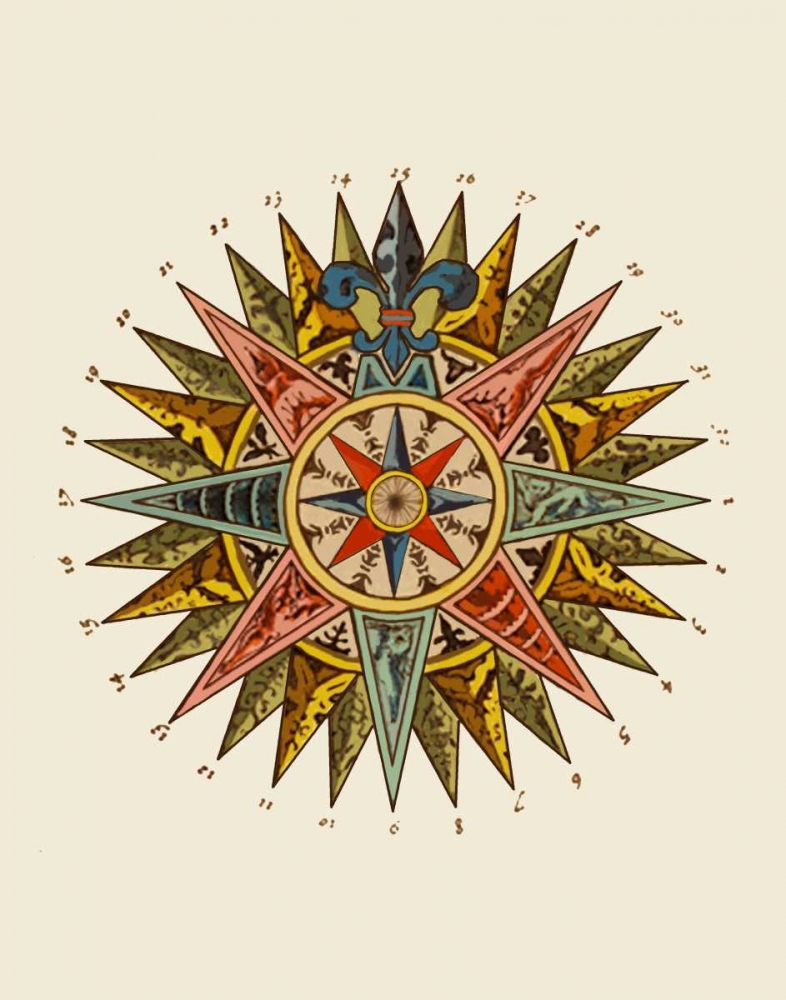 Wall art: Nautical Star, by Fab Funky