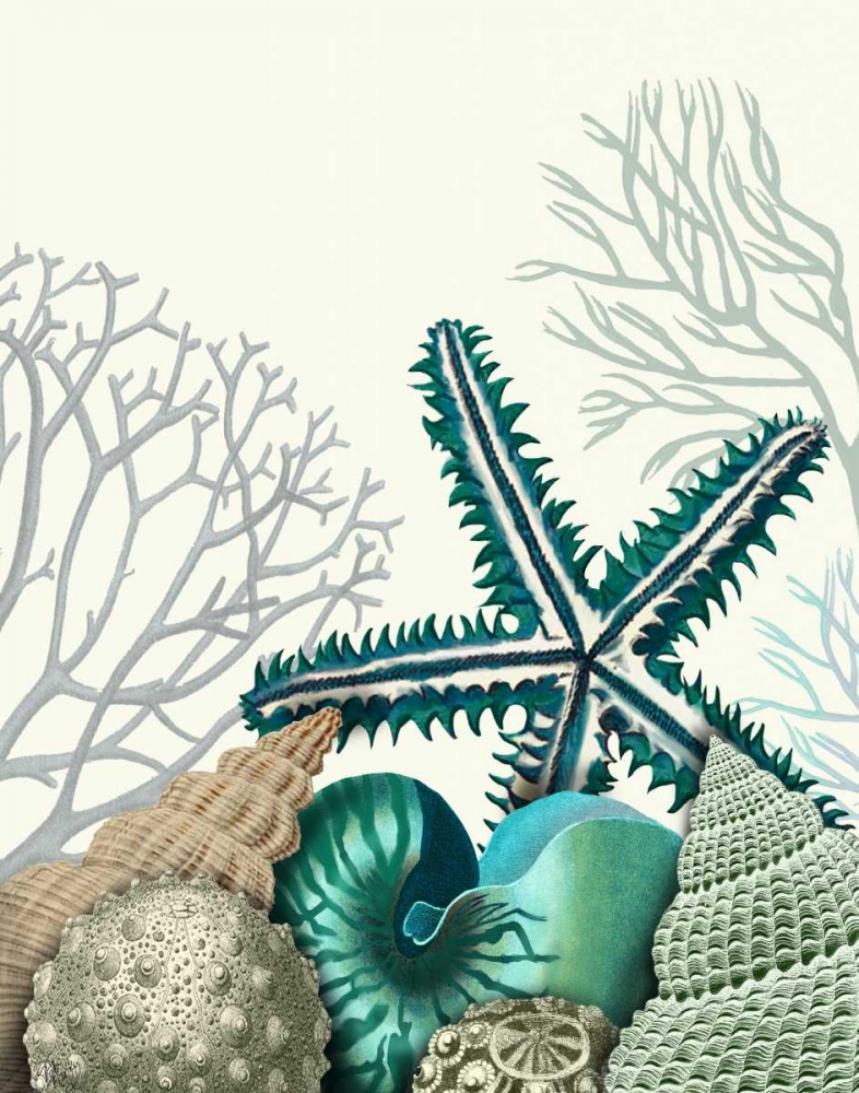 Wall art: Starfish Under the Sea, by Fab Funky