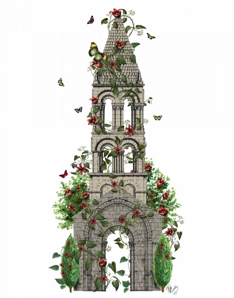 Art Print: Butterfly Tower