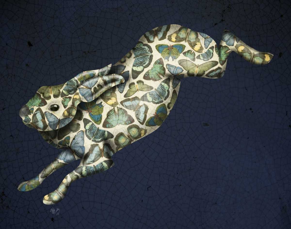 Art Print: Butterfly Hare