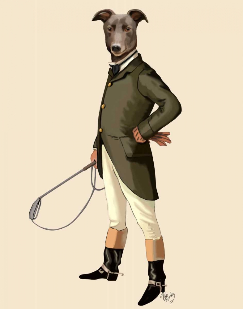 Art Print: Greyhound Rider