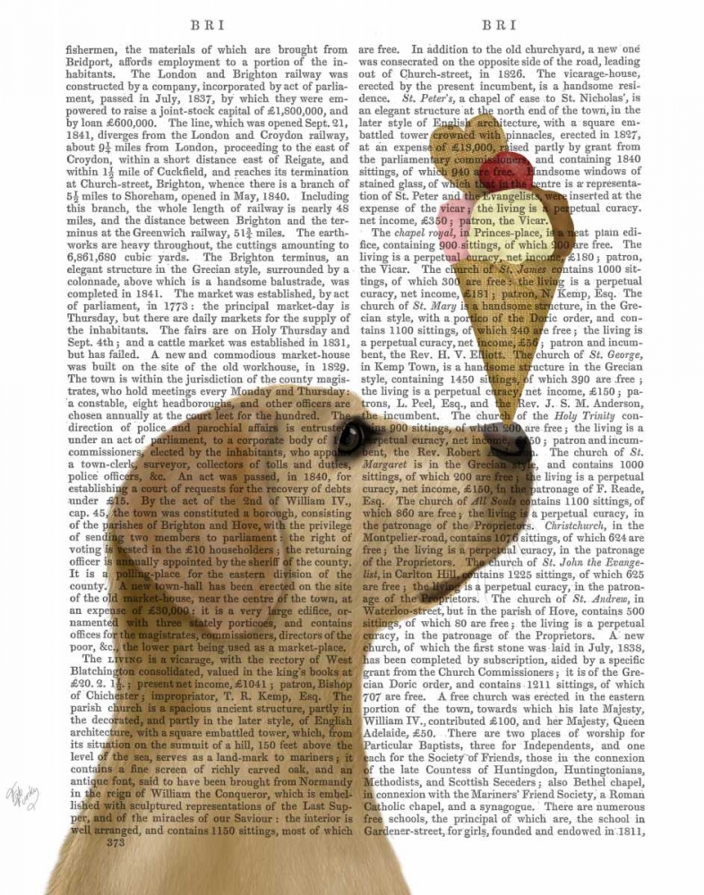 Wall Art Painting id:184140, Name: Yellow Labrador Ice Cream, Artist: Fab Funky