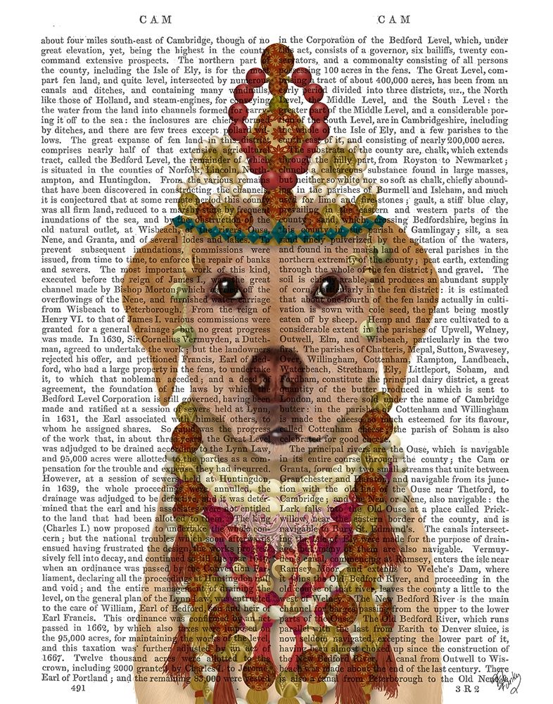 Wall Art Painting id:245188, Name: Yellow Labrador and Tiara, Portrait, Artist: Fab Funky
