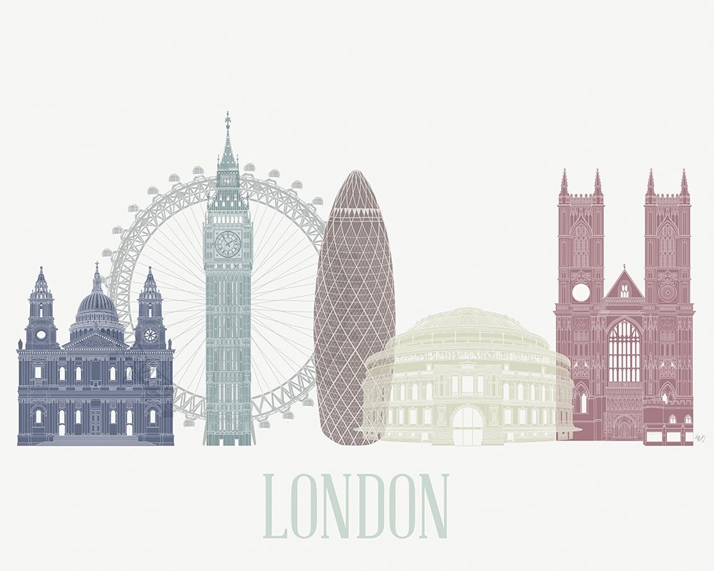 Art Print: London Skyline 