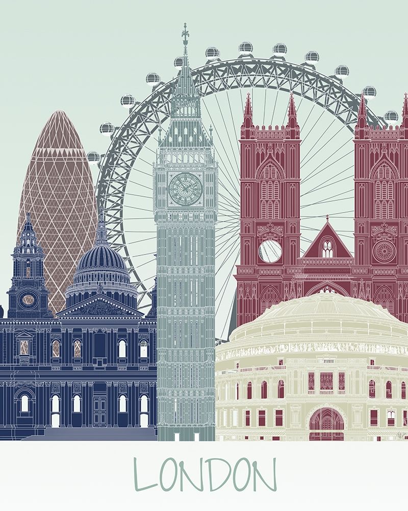 Art Print: London Skyline 