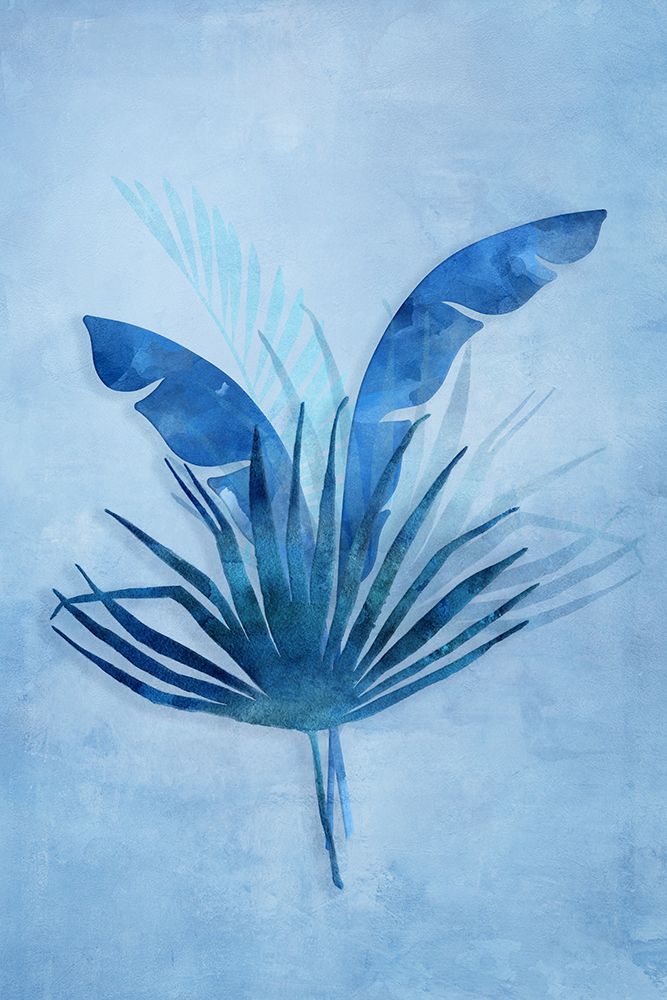 Wall Art Painting id:454343, Name: Tropical Night in Blue II, Artist: Haase, Andrea