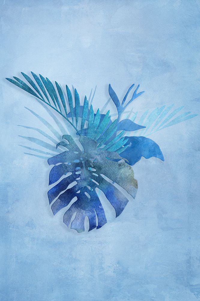 Wall Art Painting id:454345, Name: Tropical Night in Blue IV, Artist: Haase, Andrea
