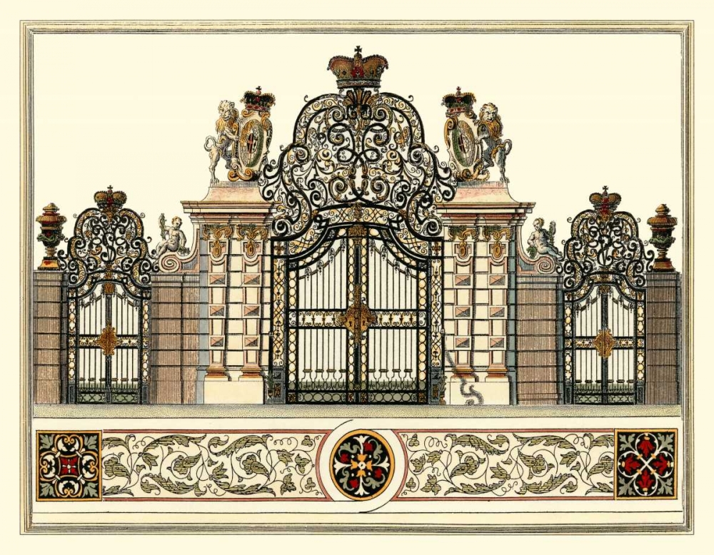 Art Print: The Grand Garden Gate I