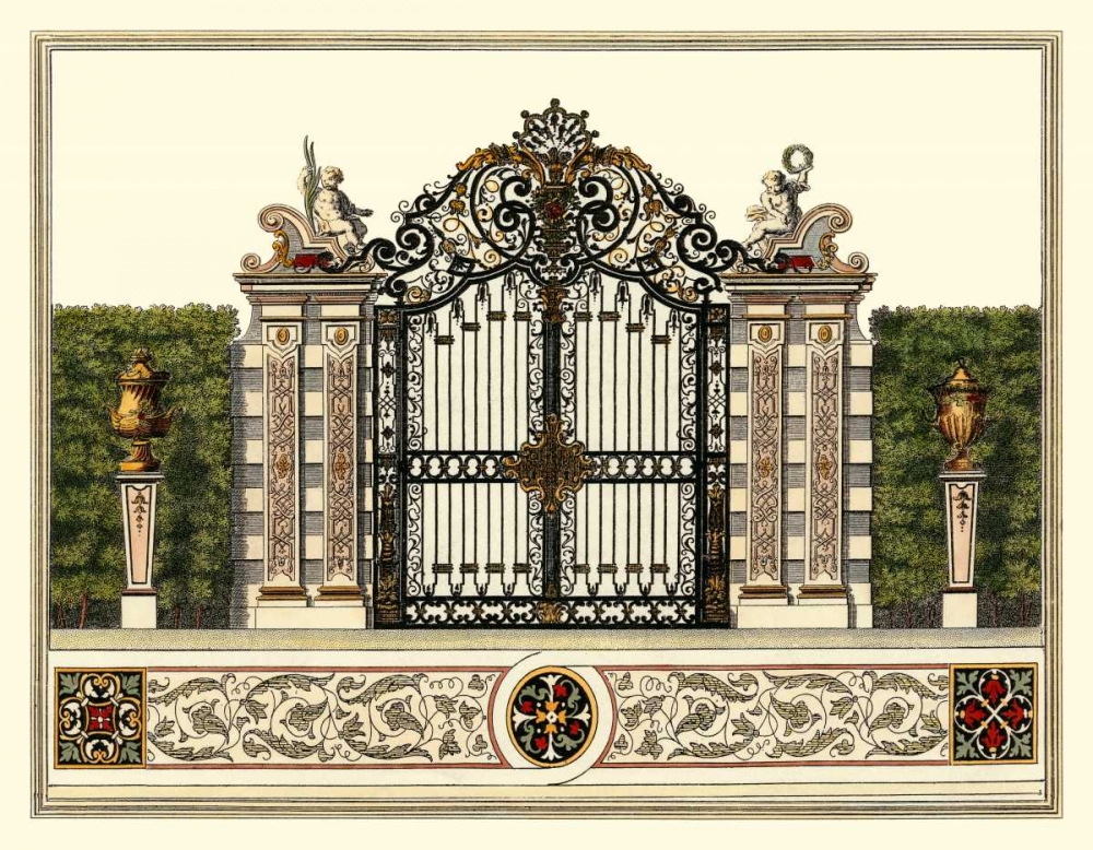 Art Print: The Grand Garden Gate II