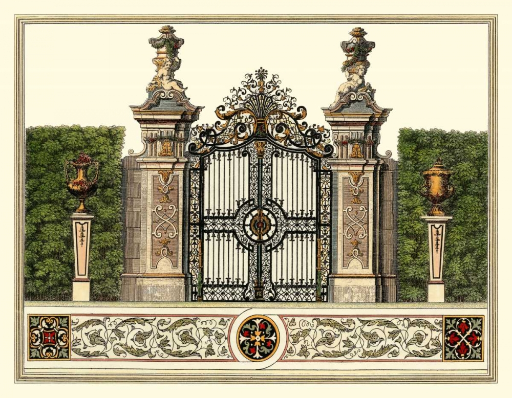 Art Print: The Grand Garden Gate III