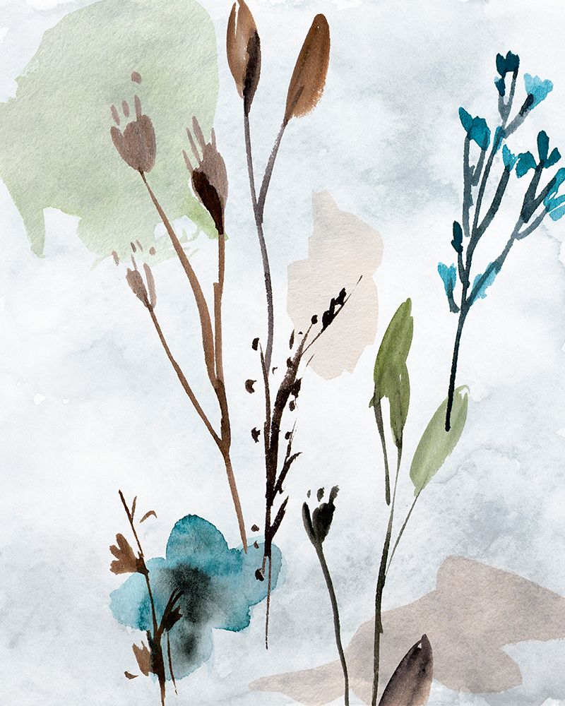 Wall Art Painting id:477719, Name: Watercolor Wildflowers I, Artist: Wang, Melissa