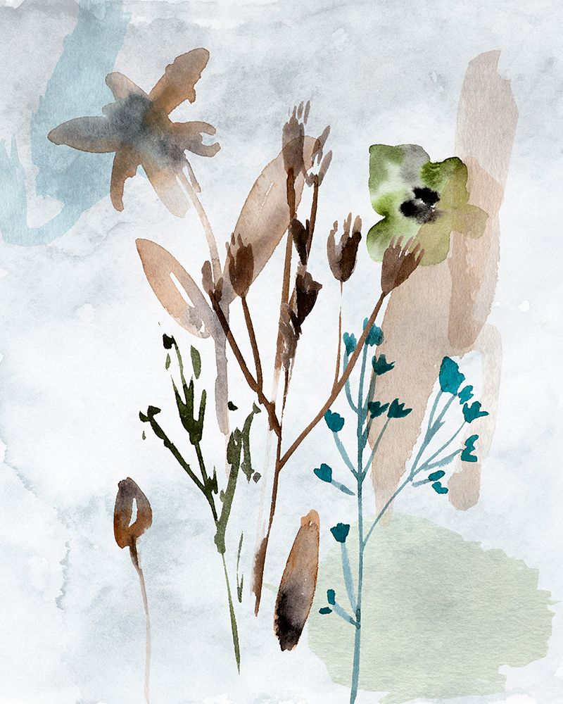 Wall Art Painting id:477720, Name: Watercolor Wildflowers II, Artist: Wang, Melissa