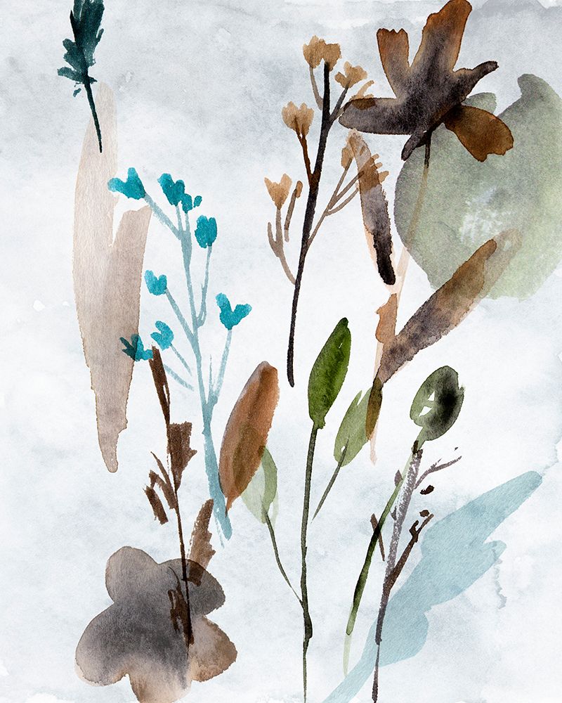 Wall Art Painting id:477721, Name: Watercolor Wildflowers III, Artist: Wang, Melissa