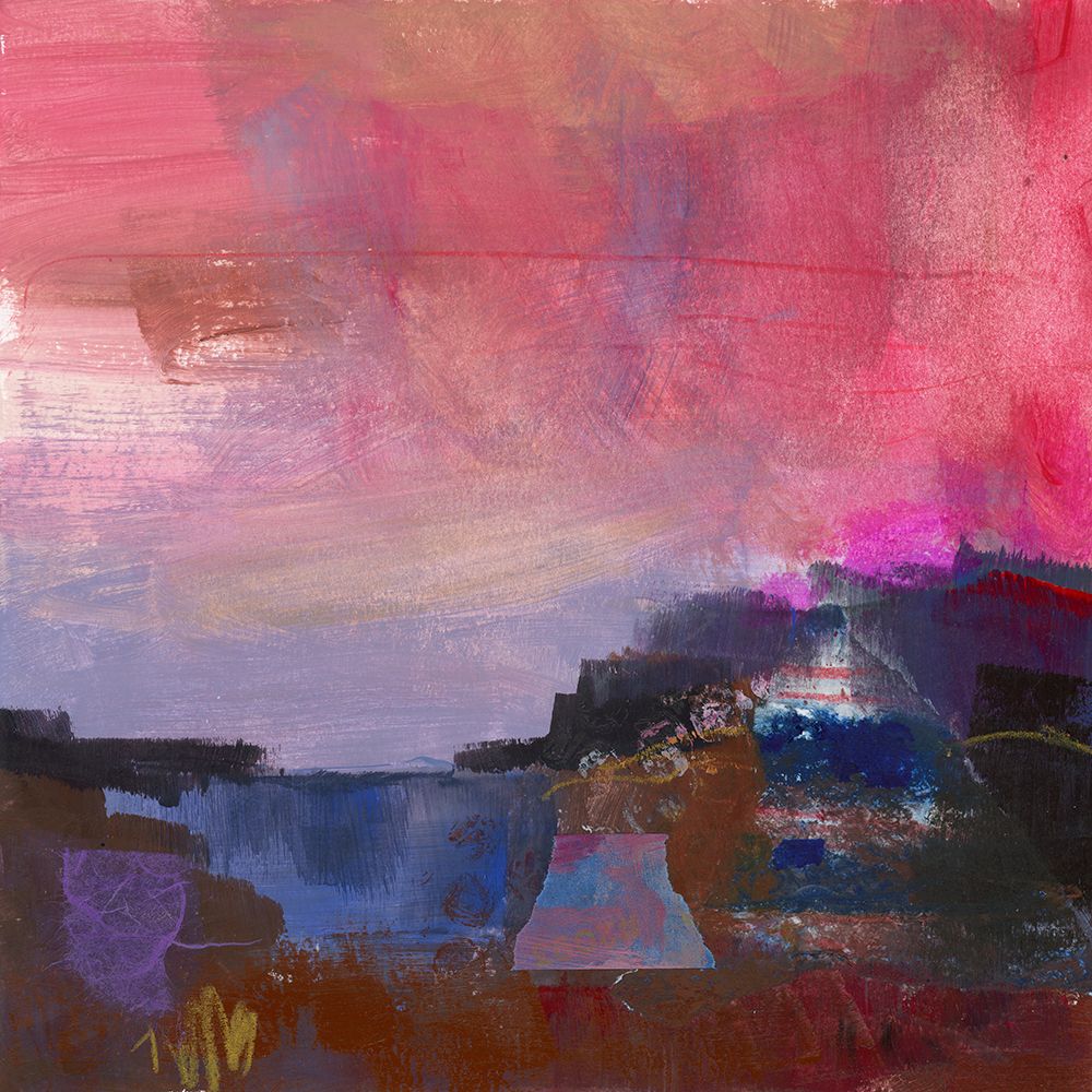 Art Print: Carmine Skies  I