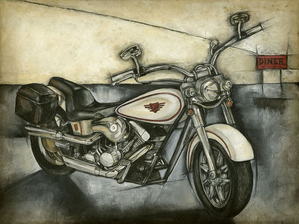 Art Print: Motorcycle Memories I