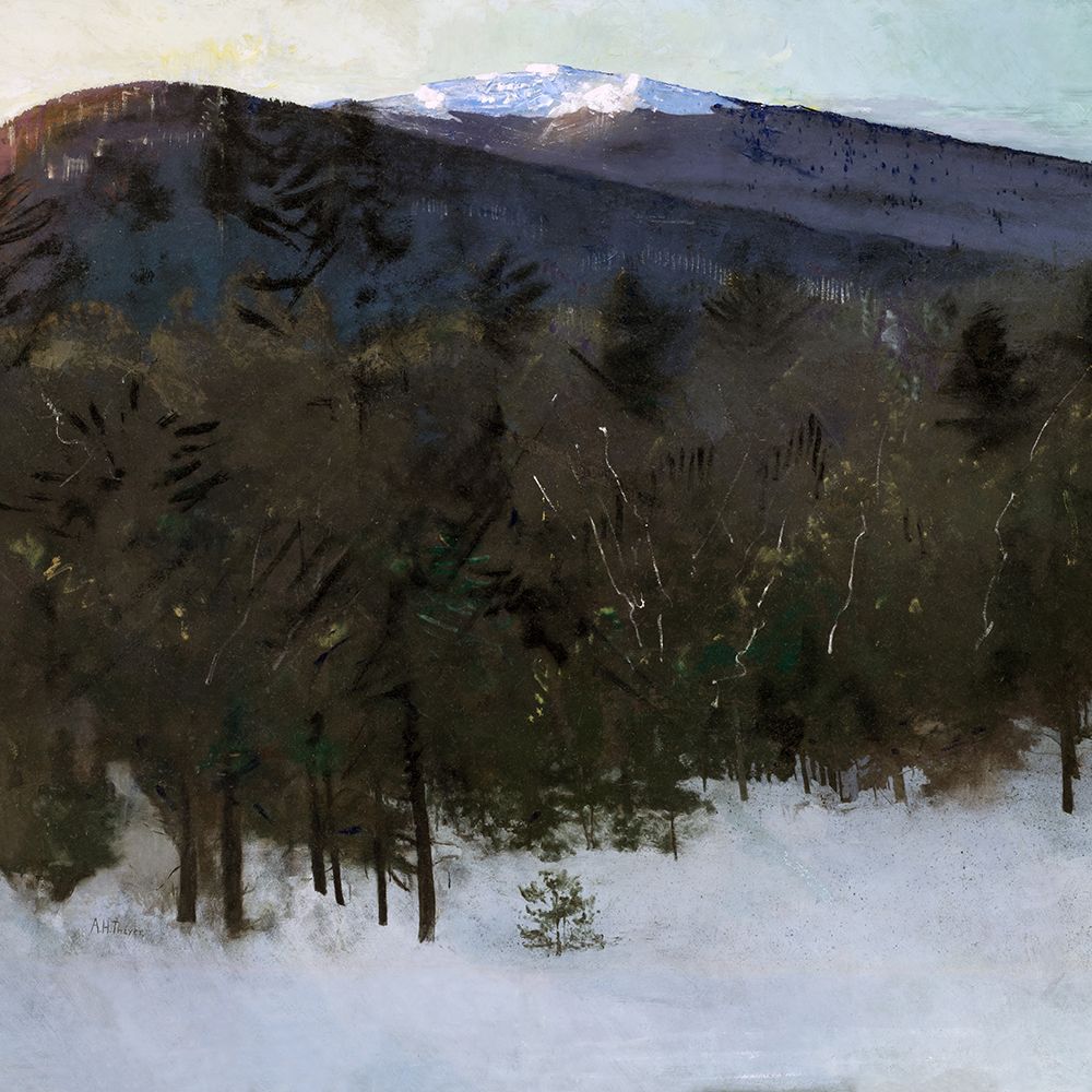 Wall Art Painting id:597715, Name: Thayer Mountains II, Artist: Thayer, Abbott Handerson