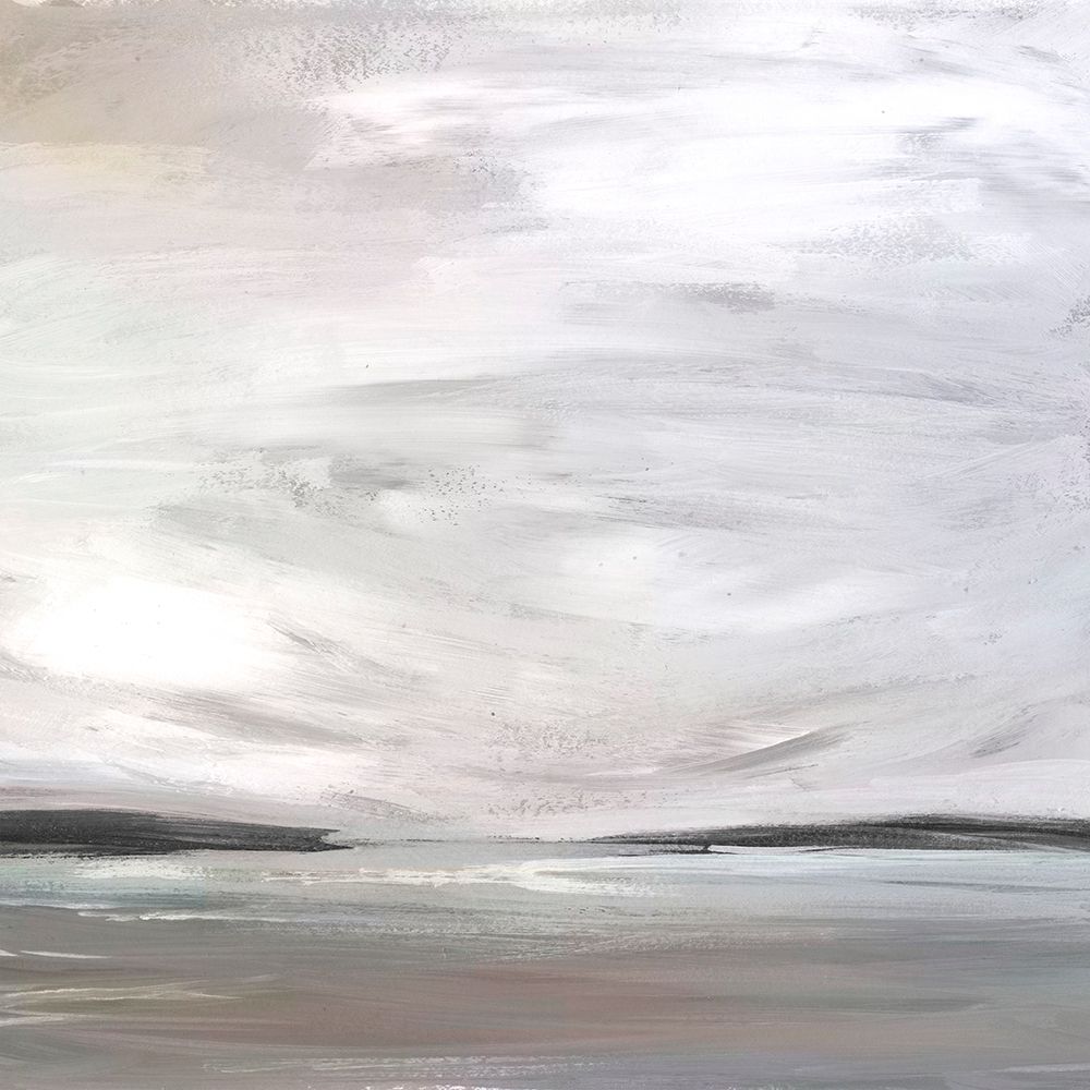 Art Print: Neutral Seafoam Horizon I