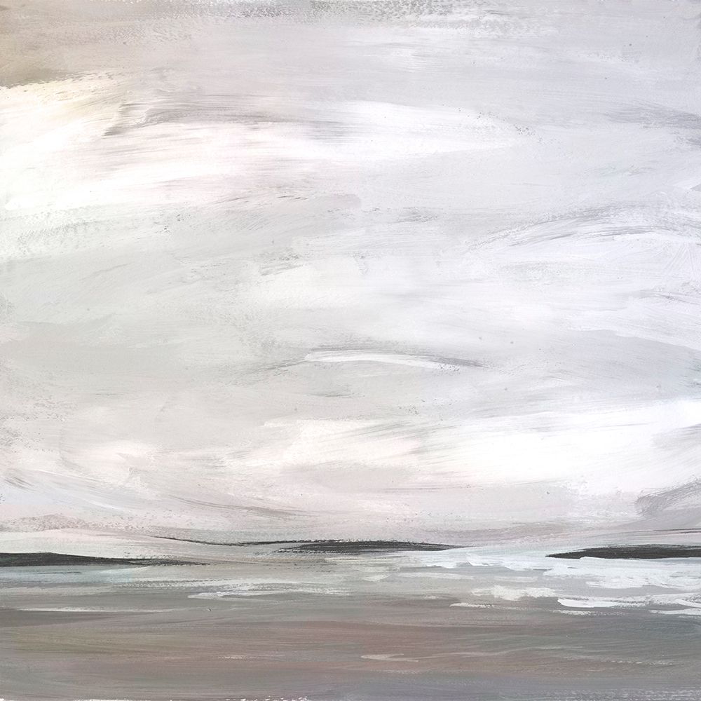 Art Print: Neutral Seafoam Horizon II