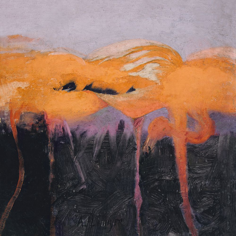 Wall Art Painting id:598714, Name: Thayers Flamingos II, Artist: Thayer, Abbott Handerson