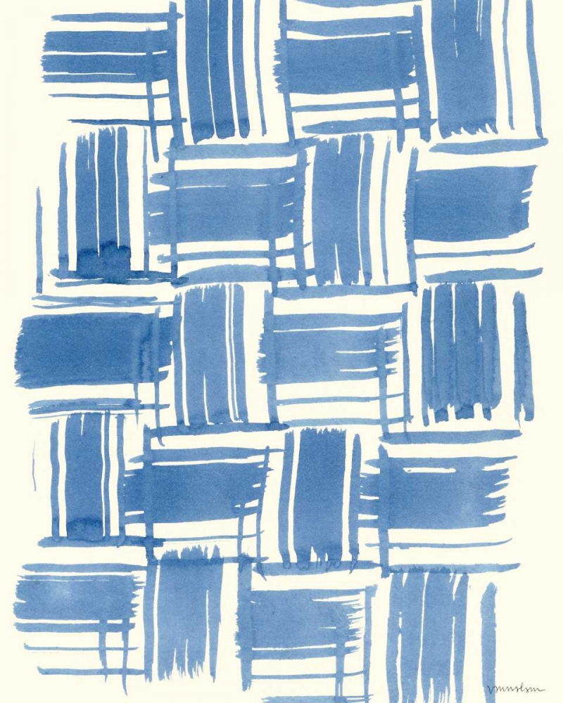 Wall Art Painting id:49594, Name: Macrame Blue VI, Artist: Lam, Vanna