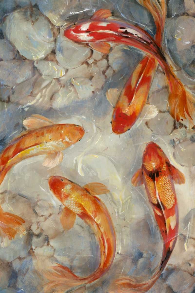 Wall art: Vibrant Koi II, by OToole, Tim
