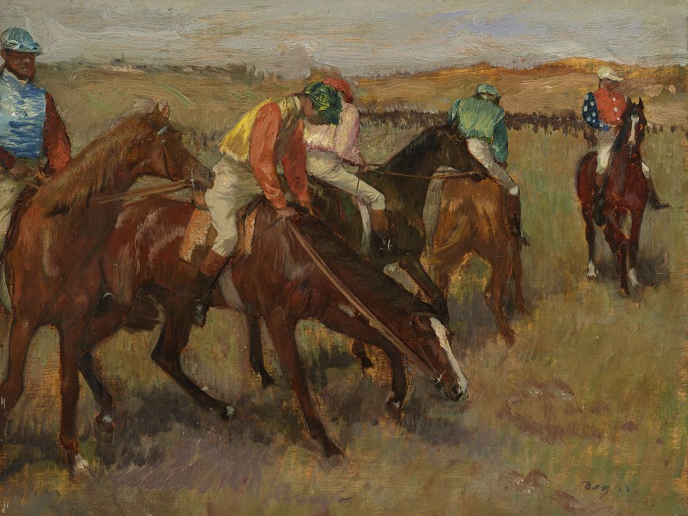 Wall Art Painting id:692031, Name: Degas The Races VI, Artist: Degas, Edgar