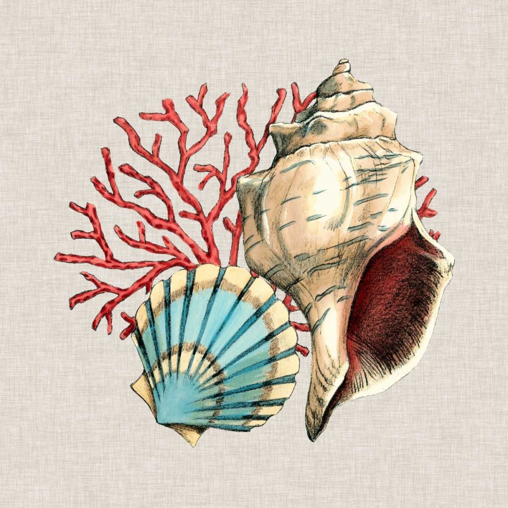 Art Print: By the Seashore II