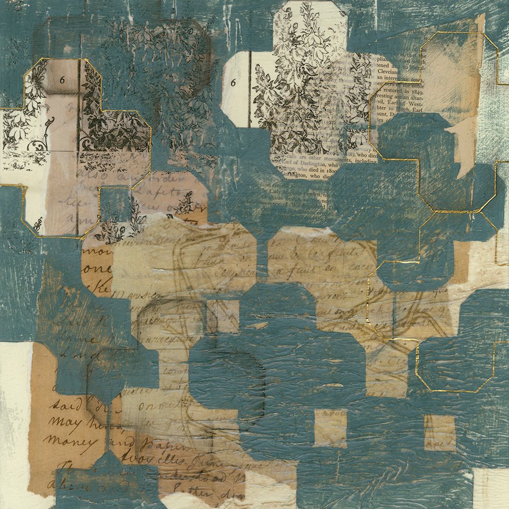 Wall Art Painting id:535553, Name: Deconstructed Quatrefoil I, Artist: Goldberger, Jennifer