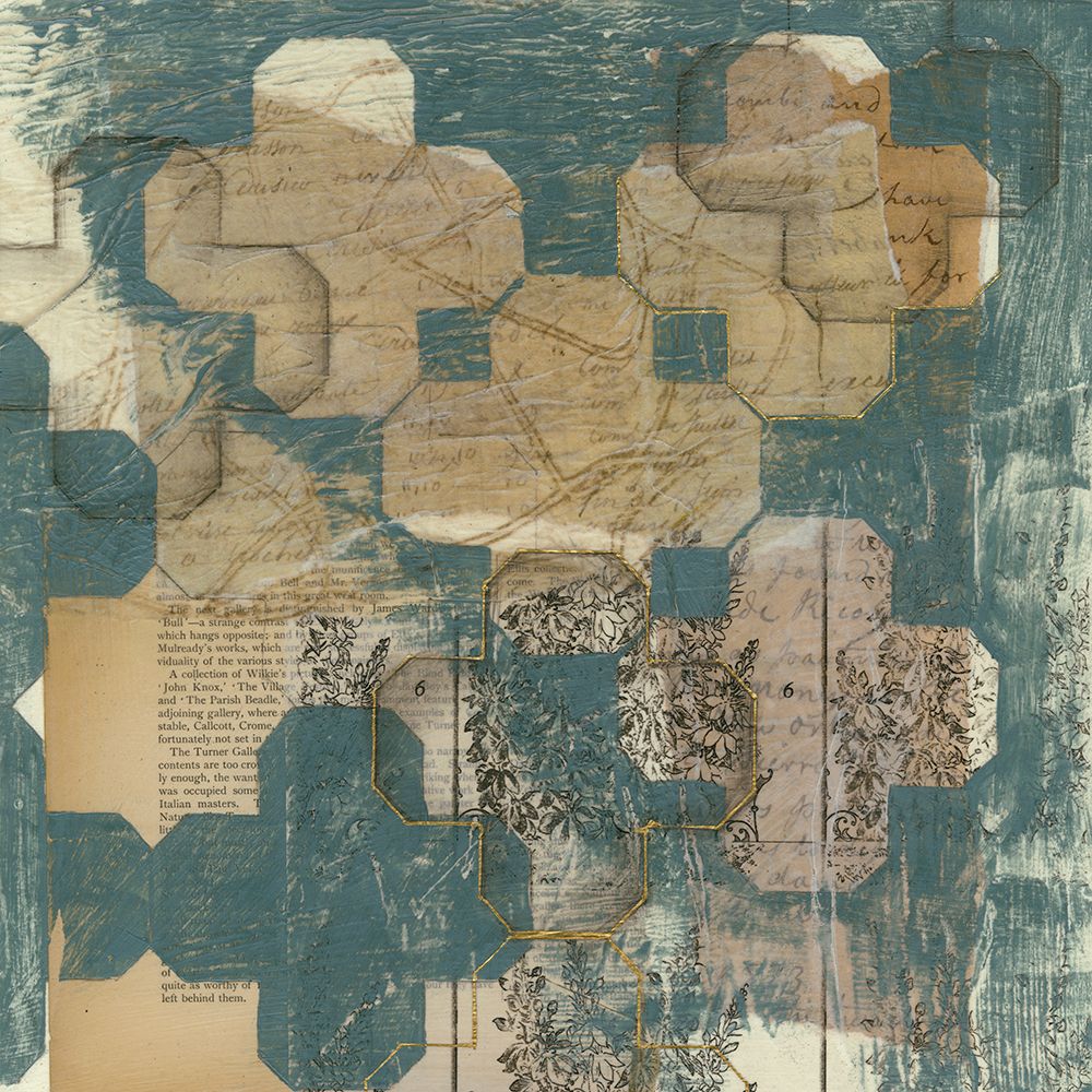 Wall Art Painting id:535554, Name: Deconstructed Quatrefoil II, Artist: Goldberger, Jennifer