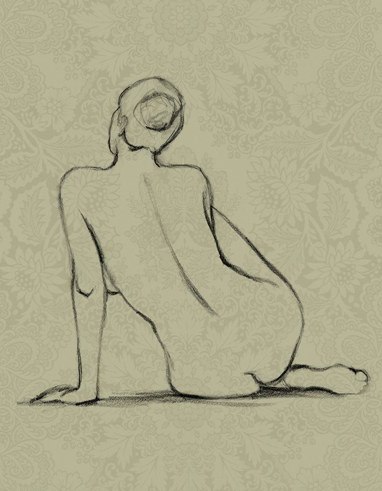 Wall art: Black and White Nude Study II (T), by Harper, Ethan