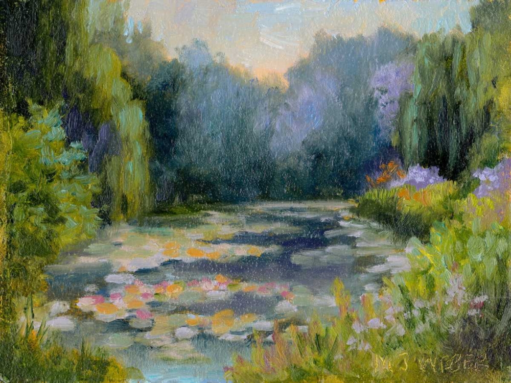 Art Print: Monets Garden I