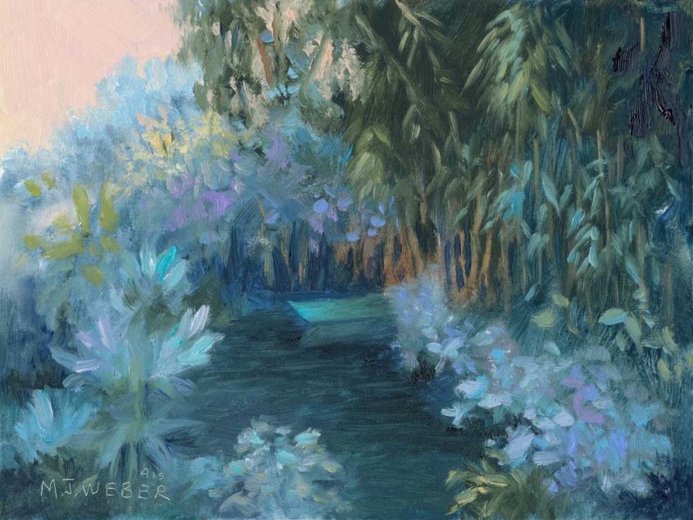 Art Print: Monets Garden VII