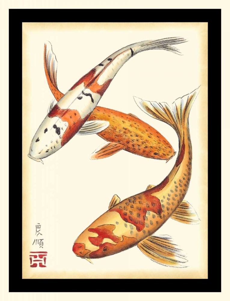 Wall Art Painting id:49947, Name: Koi Fish I, Artist: Zarris, Chariklia