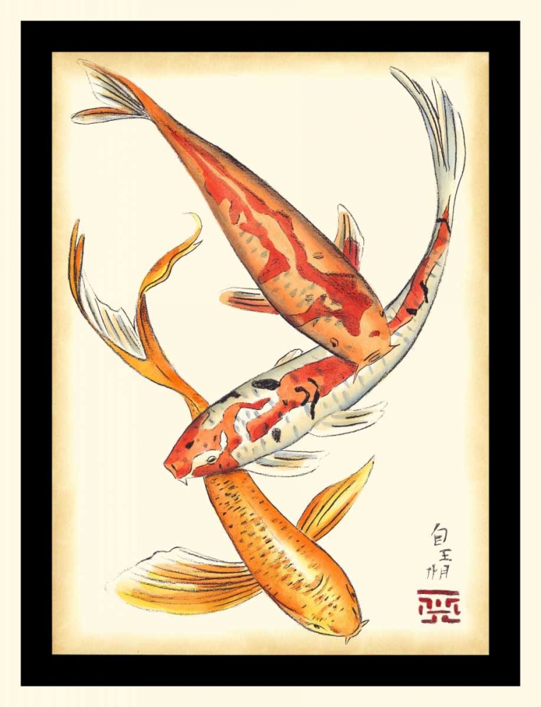 Wall Art Painting id:49948, Name: Koi Fish II, Artist: Zarris, Chariklia