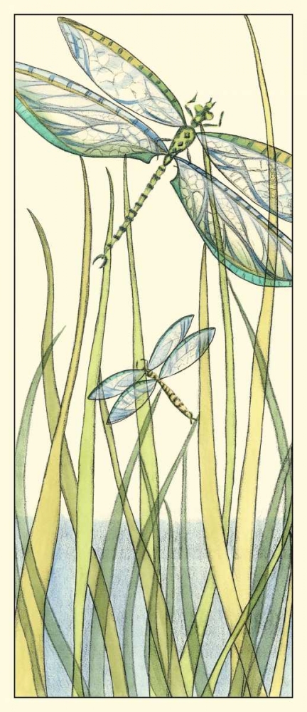 Wall Art Painting id:38199, Name: Gossamer Dragonflies II, Artist: Zarris, Chariklia