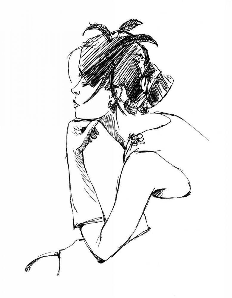 Wall Art Painting id:34462, Name: Elegant Fashion Study II, Artist: Harper, Ethan