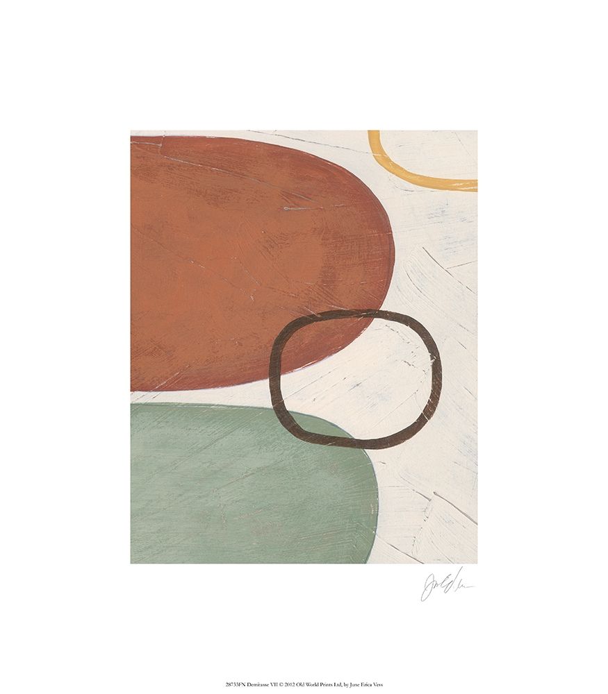 Wall Art Painting id:252602, Name: Demitasse VII, Artist: Vess, June Erica