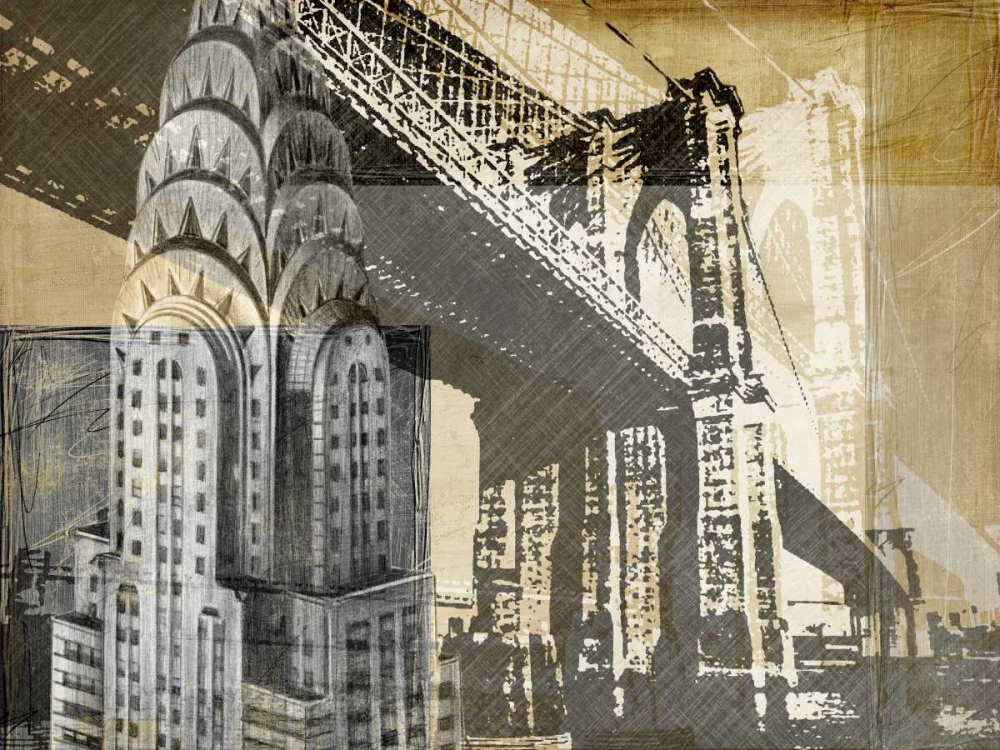 Wall Art Painting id:34477, Name: Metropolitan Collage I, Artist: Harper, Ethan