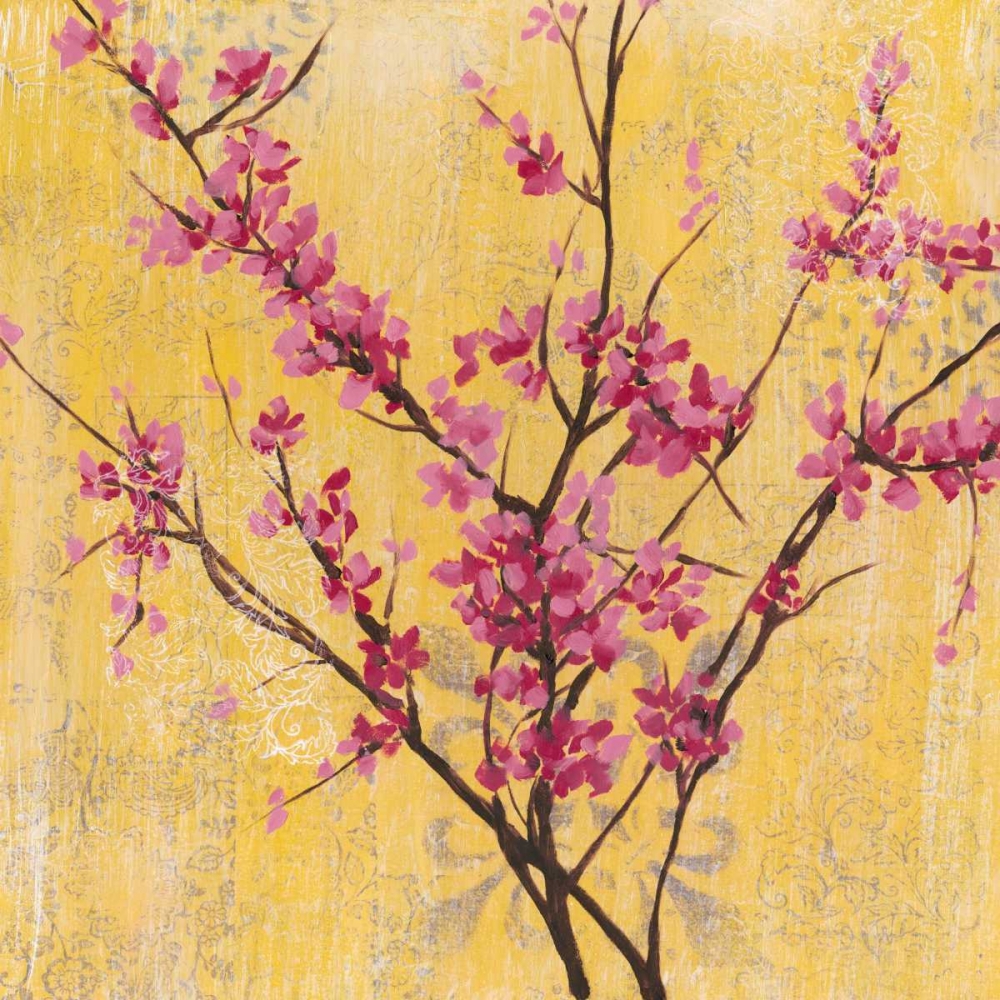Wall Art Painting id:34483, Name: Fuchsia Blossoms I, Artist: Goldberger, Jennifer