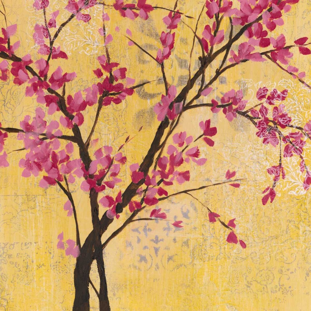 Wall Art Painting id:34484, Name: Fuchsia Blossoms II, Artist: Goldberger, Jennifer