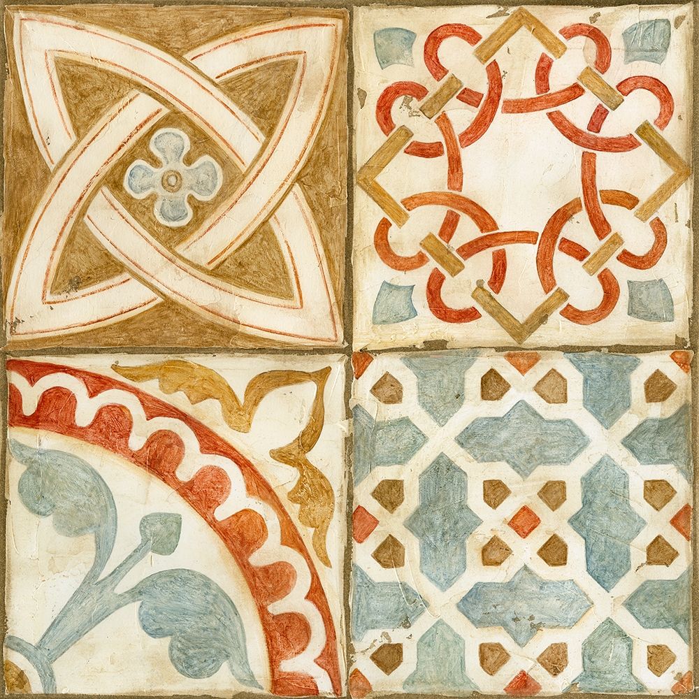 Wall Art Painting id:197639, Name: Palace Tiles I, Artist: Meagher, Megan
