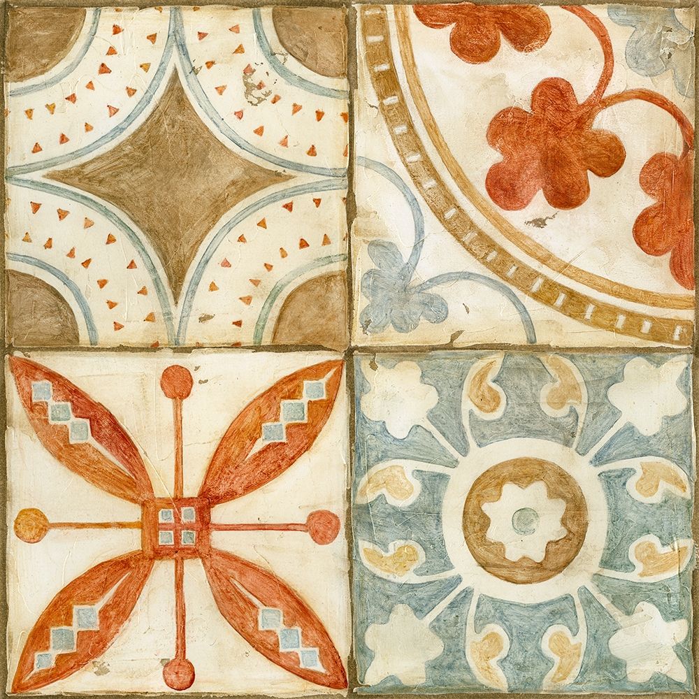 Wall Art Painting id:197640, Name: Palace Tiles II, Artist: Meagher, Megan