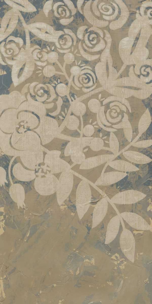 Wall Art Painting id:44315, Name: Linen Chintz I, Artist: Zarris, Chariklia