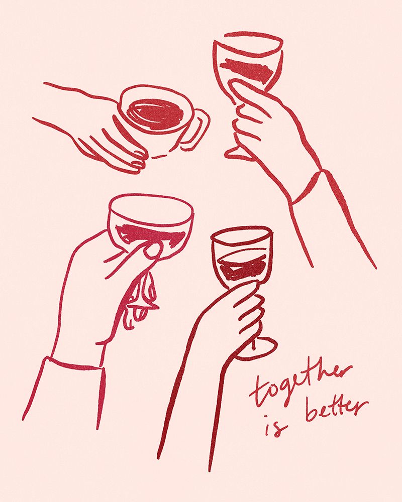 Wall Art Painting id:723422, Name: Grab a Glass I, Artist: Barnes, Victoria