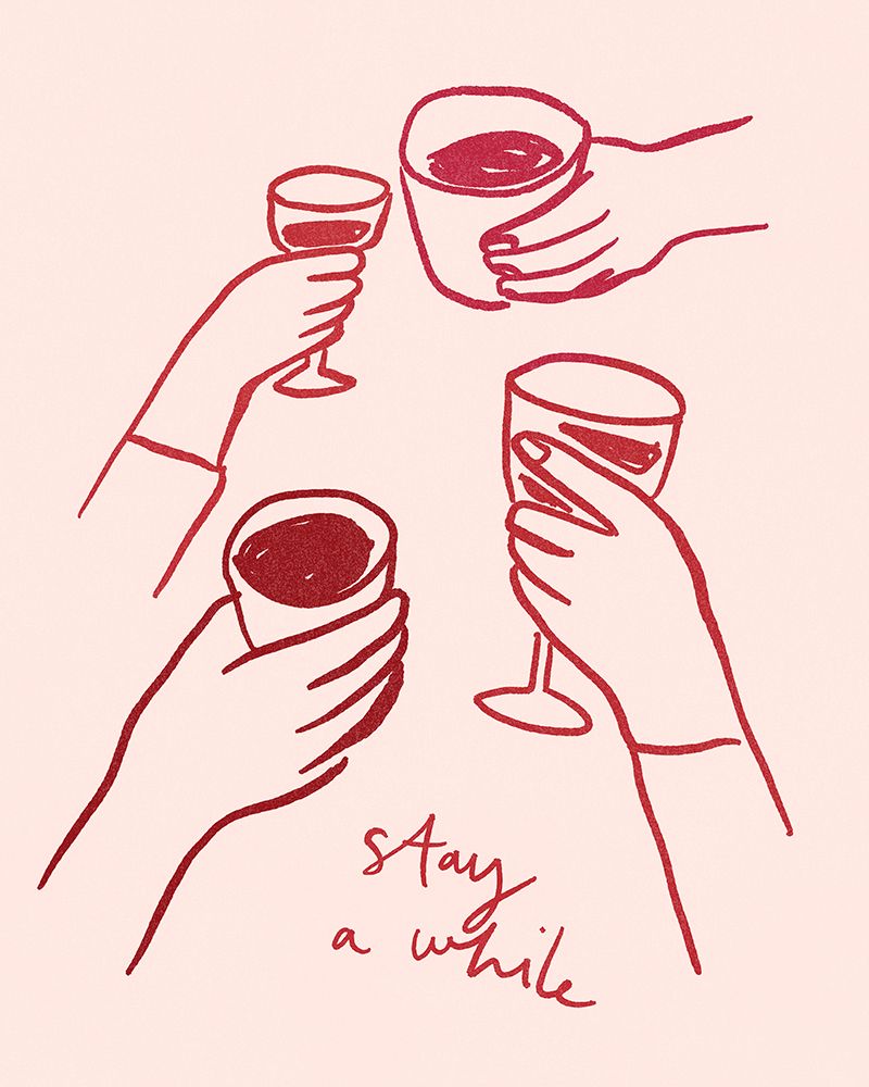 Wall Art Painting id:723423, Name: Grab a Glass II, Artist: Barnes, Victoria